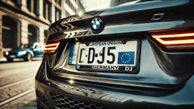 German License Plate