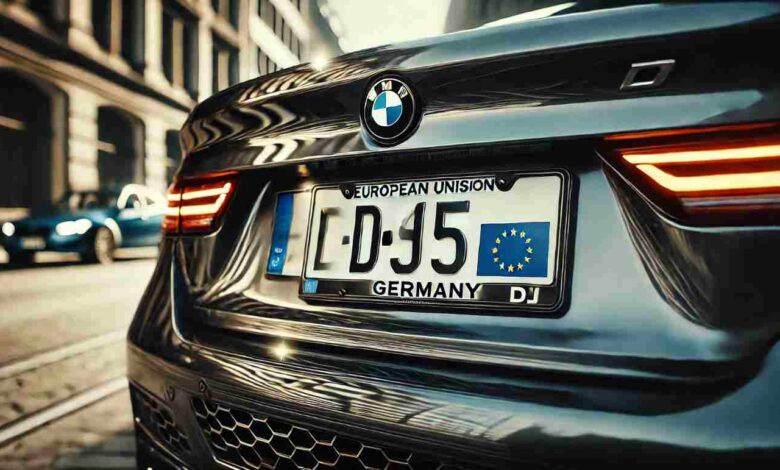 German License Plate