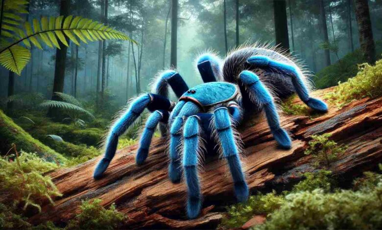 cobalt blue tarantula