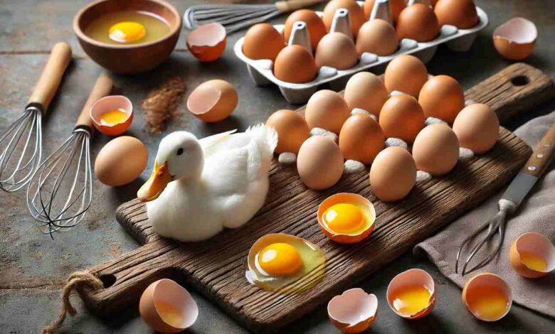 Duck Eggs vs Chicken Eggs