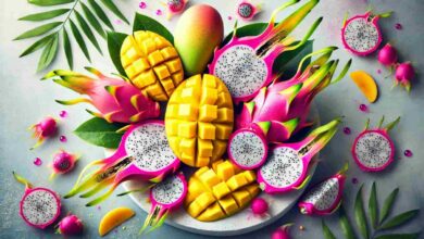 mango dragon fruit