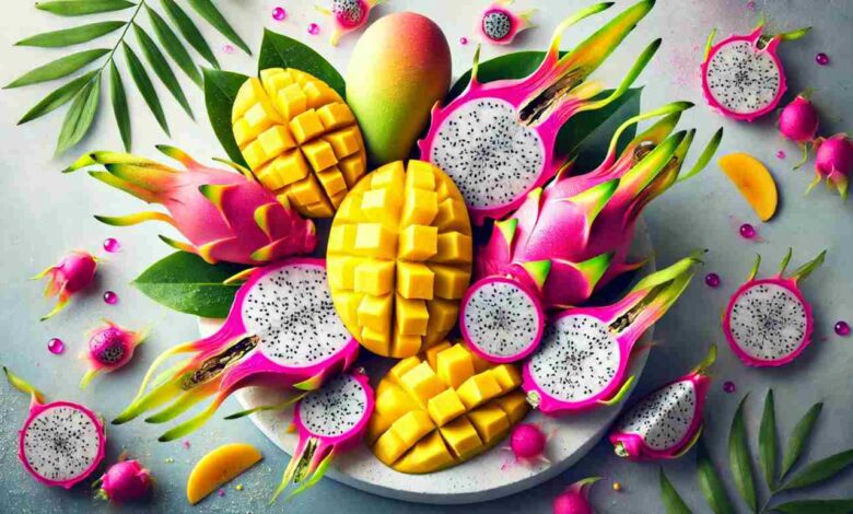 mango dragon fruit