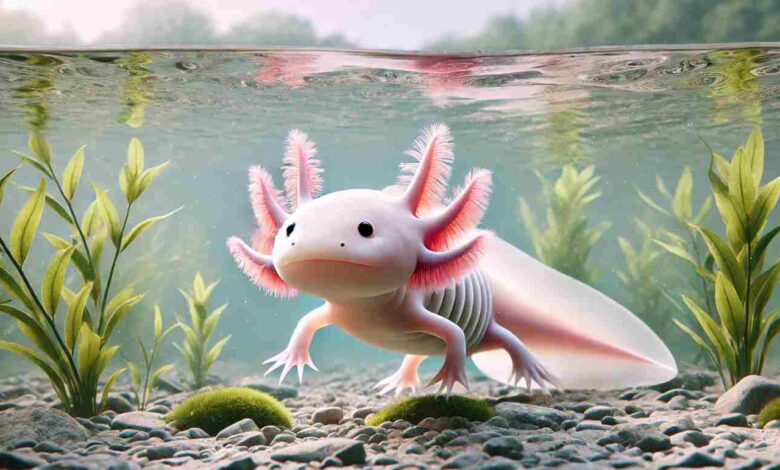 pink axolotl