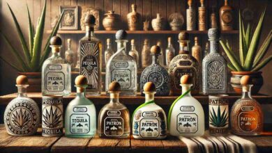 tequila bottles