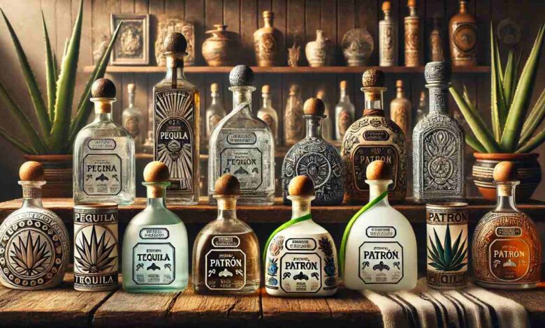 tequila bottles