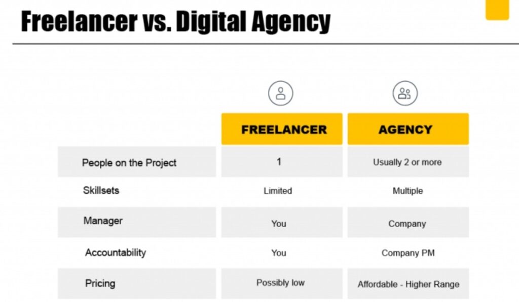 Freelancer vs. Agency