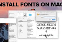 Instal Fonts on Mac