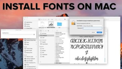 Instal Fonts on Mac