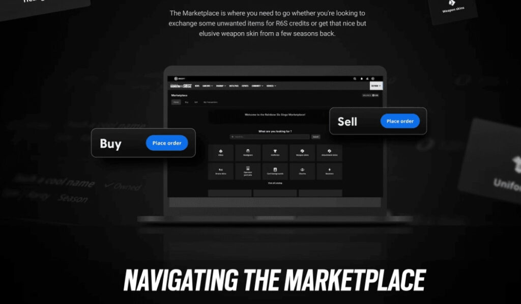 rainbow six siege market place